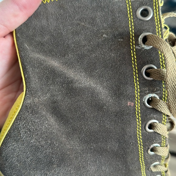 Rare suede STIL y2k high heel work boots 7.5 - Picture 8 of 16